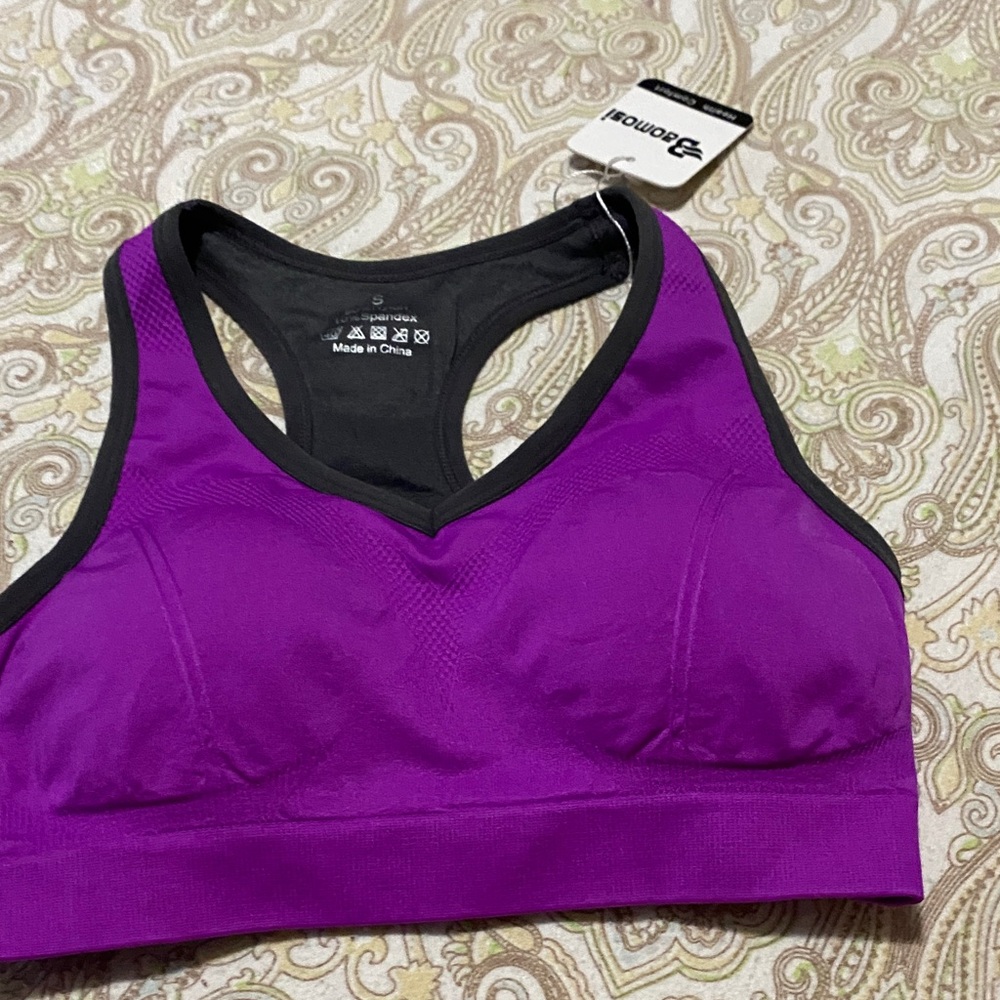 2bamboo Purple Sports Bra